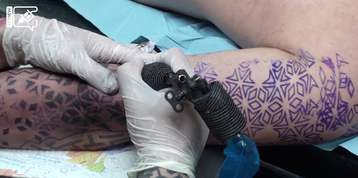 Tatuando al cliente a partir de la plantilla creada